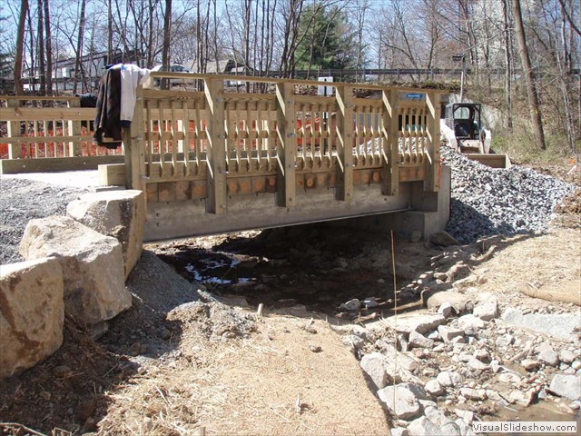 Bridge construction in Snakeden Reach 1